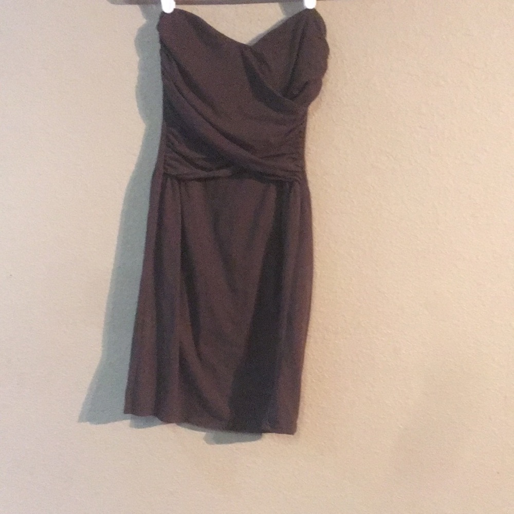 (2/$15) Brown Bra Tops Size XS Mini Dress